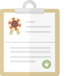 Material Certificate SVG Icon